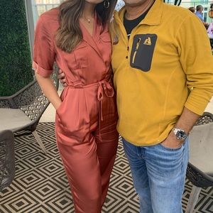 Anthropologie silk jumper